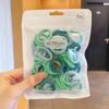 Gomas para el Cabello de Niños Sin Costuras Duraderas Anillo de Toalla Pequeños Pasadores de Macarrón Accesorios para la Cabeza Alta Elasticidad Minimalista