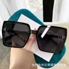 26 Modelos Nuevos de Gafas de Sol Cuadradas para Mujer, Moda Trendy Marco Grande Gafas de Sol Polarizadas, Estilo Callejero de Viaje, Gafas para Adelgazar el Rostro