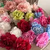 Peonía Artificial Grande, Flor de Peonía de 3 Cabezas, Peonía Lujosa, Retro y Elegante, Flor Artificial de Decoración para el Hogar de Exportación, Flor Falsa