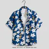 Camisa de Manga Corta con Estampado Divertido Estilo Graffiti Ins Moderna de Hip-Hop de Manga Corta Holgada Casual Camisa Hawaiana para Hombre