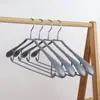 Colgador de plástico directo de fábrica multifuncional antideslizante sin costuras de hombro ancho para colgar ropa en casa, soporte grueso para secar ropa