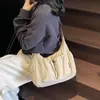 2025 Nuevo Bolso de Hombro Plegable de Tela de Nylon Impermeable de Gran Capacidad con Cordón Bolso Cubo Cruzado para Viajes y Ocio