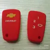 Adequado para Chevrolet Capa de Silicone para Chave Chevrolet Smart 4 Key Case Chevrolet Placa Reta 4 Key Protective Case