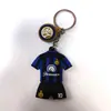 Llavero de Jersey Real Madrid Massey Neymar Levan Harland Llavero de goma suave de PVC Colgante Regalo