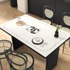 Mesa de Jantar de Luxo Leve de Alta Qualidade Tapete de Mesa de Couro Lavável à Mão Impermeável à Prova de Óleo Anti-escaldante Tapete de Proteção para Mesa Retangular