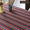 Tecido étnico de Yunnan Cortina étnica de Lijiang Toalha de mesa decorativa Tecido de linho Capa de sofá Almofada