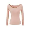 Suéter de Punto de Manga Larga Estilo Puro Deseo para Mujer, Capa Base Sexy de Cuello en U para Otoño e Invierno, Top Versátil de Corte Ajustado