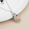 Knn-34 Collar de Girasol Kamaniqi Joyería Transfronteriza Popular en Amazon Joyería de Oro Rosa Lujo Accesible y Sentido de Alta Gama