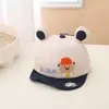 Touca de Bebê Primavera e Verão Fina de Bebê Fofa Super Fofa Chapéu de Pato Proteção Solar e Sombra para Meninos Bebês Primavera e Outono Estilo Coreano Tendência