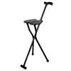 Taburete Bastón Haobu HEPO para Ancianos con Silla Bastón Silla Plegable de Aleación de Aluminio Engrosado para Ancianos Silla Bastón de Tres Patas