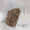 Rhinestones para Uñas Color Champagne de Fondo Plano Paquete Mayorista de 1440 Piezas, Incluyendo Rhinestones para Uñas de Forma Gota de Agua Grande y Pequeña, Cubo, Octágono Largo e Irregular