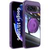 Adecuado para Funda de Teléfono Móvil Google Pixel 10A, Google 10 Pro Xl, Soporte de 360 Grados, Cubierta Protectora Magnética Inalámbrica