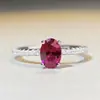 Anillo de Plata de Ley S925 Chapado en Oro de 18K para Mujer, Diseño de Joyería de Nicho de Lujo Ligero, Huevo de Paloma de 1 Quilate Joyería de Alta Gama
