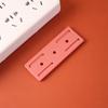 Soporte de Enchufe de Fila Montado en la Pared Almacenamiento de Pared Autoadhesivo sin Perforaciones Tablero para Enchufes Soporte Fijo para Router sin Rastro