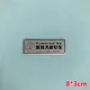 Adecuado para Pegatinas de Coche Mercedes-Benz Clase C Clase E Glc Gla Glb Pegatinas Decorativas de Metal Logo de Coche Amg Placa de Nombre Brabus Etiqueta de Aluminio