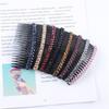 Peine para el Cabello con Cordón Enrollado de Cuentas de Cristal Multicolor Coreano Accesorios para el Cabello de Mujer Accesorios Calientes de Venta en el Mercado Nocturno Accesorios Pinzas para el Flequillo