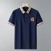 Binjie Selecciona Cuidadosamente Camisetas de Algodón de Alta Calidad para Hombre, Camisas Polo, Tops Lisos Bordados con Cuello para el Verano