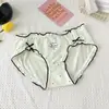 Novedad Estilo Pura Pasión Braguita de Moño para Mujer, Algodón Puro, Antibacteriana, Transpirable, Cintura Media, Sexy, Ropa Interior Femenina Sin Costuras