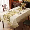 Mantel de Tela Estilo Retro Americano, Lavable, Impermeable, a Prueba de Aceite, Mantel de PVC, Lujo Ligero, Sensación de Alta Gama, Modelo Nuevo 2024