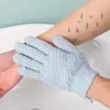 Luvas de Banho Esfoliantes de Cinco Dedos para Uso Doméstico, Toalha Esfoliante para Remover Sujeira e Pele Morta para Homens e Mulheres