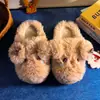 Pantuflas de Algodón para Otoño e Invierno Modernas Antideslizantes Unisex para Interiores Hogar Usables Cálidas Silenciosas para Pareja Pantuflas de Felpa con Forro de Terciopelo Pantuflas de Algodón