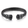 Múltiples opciones disponibles: Guangdong Qixiang Joyería Acero de Titanio Calavera Hombres Pulsera Abierta Vintage Joyería para Hombres Venta al por Mayor
