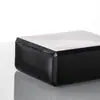 Botella de Perfume de Vidrio de 50-100 ml en Stock de Fábrica, Atomizador de Presión Negro, Botella Vacía de Relleno de Perfume Cuadrada de Gama Alta
