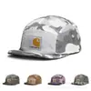 Gorra de Camping de Cinco Paneles Colorblock Camuflaje para Hombres y Mujeres Gorra de Ala Plana de Moda Gorra de Béisbol de Comercio Exterior Transfronterizo Gorra de Sol Gorra de Trabajo Europea y Americana