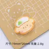 Fruta Animal Torrada Comida Brinquedo Desenho Animado Artesanal DIY Joias Acessórios Cola de Creme Resina Pequenos Acessórios Material para Presilha de Cabelo