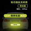 Mantenha a distância entre os carros Adesivos para carro Adesivos de aviso traseiros Decoração de carro personalidade criativa Adesivos para cobrir arranhões Adesivos refletivos noturnos