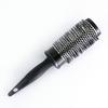 Peine de cola puntiaguda, Mango de plástico engomado, Peine de peinado con barril de aluminio transpirable, Peine para rizar peluquería, Personalizable