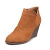 Botines Planos de Cuña Nuevos Otoño/Invierno 2024 para Mujer, Botas Chelsea Retro Transfronterizas de Marca Independiente, Zapatos de Talla Grande para Mujer