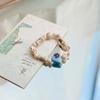 Pulseira de Cerâmica Jingdezhen, Novo Estilo Que Não Desbota, Pulseira de Contas Estilo Antigo para Estudantes do Sexo Feminino, Pulseira de Cerâmica Fresca e Moderna
