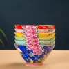 Cubo Tazón de Cerámica Esmaltada Jingdezhen Estilo de la Corte China de Gama Alta Tazón de Cerámica para Comer Tazón Japonés para Fideos Tazón Grande para Sopa