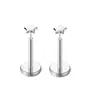 Conjunto de Brincos de Aço Inoxidável Mais Vendido da Amazon, Piercings de Lábio com Zircônia, Brincos de Luxo Leve, Conjunto de Brincos, Venda Direta Atacado de Fábrica