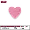 Patch de Bordado Rosa Coração Girly Transfronteiriço Patch Mama para Bolsas, Chapéus, Acessórios de Roupa, Aplique Bordado Decorativo