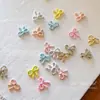 Mini Borboleta Liga Acessórios Nail Art Trendy Popular High-End Estilo Creme Pequeno Laço Decorações Nail Art