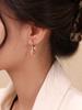 Aretes año del dragón diseño nicho de alta gama aretes carácter fu femenino aretes rojos aretes año de nacimiento nuevo estilo chino estilo nacional