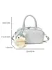 Bolso de mano de moda, bolso cruzado para mujer, bolso de hombro súper popular para el trabajo 2026 con diseño de almohada de lunares