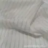 Forro de Manga de Hilo Teñido 100% Poliéster, Forro de Ropa Rayado Blanco y Negro, Ropa Exterior para Traje, Tejido Jacquard de Seda Negra y Rayas Blancas