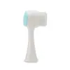 Escova de Limpeza Facial de Silicone, Escova de Limpeza Facial Dupla Face, Escova de Limpeza Profunda para o Rosto, Escova Facial de Cerdas Macias, Ferramenta Manual de Limpeza Facial