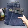 Calça jeans masculina, novo modelo outono 2026, calça skinny slim-fit moderna, estilo coreano, calça longa casual stretch Xintang
