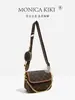 Bolsa Transversal Monica Qiqi Corrente Vintage 2026 Nova Moda Versátil Pequena Quadrada Feminina de Ombro de Luxo