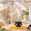 Almacenamiento en forma de árbol dos en uno soporte para teléfono adorno sala de estar caricatura Kirby jugador moderno decoración del hogar regalo