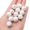 Contas Eletrodepositadas de Cor Sólida em Acrílico Contas de Fio Fig Fio Contas Soltas para DIY Manual Colar Pulseira Vestuário Acessórios Atacado