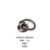 Uña de Chupete con Anillo, Hebilla Colgante de Cabeza de Monje, Accesorios de Hebilla de Anillo para Funda de Teléfono Móvil, Uña Decorativa Transfronteriza, Hebilla de Chupete con Anillo Piezas de Coche