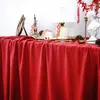 Toalha de mesa retrô estilo francês para sobremesas, feita de algodão e linho, adequada para festas de aniversário, casamentos e como um simples fundo para fotos, oferecendo um visual sofisticado e elegante