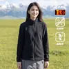 Chamarra de forro polar para mujer para otoño e invierno, cuello alto, abrigo cálido de forro polar para exteriores, capa interior, cárdigan deportivo casual, chamarra, sudadera para hombre