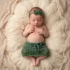 Ropa de punto de mohair hecha a mano de origen transfronterizo para fotografía infantil, falda pequeña, atuendo de estilismo, ropa para fotografía de bebé, falda corta, tocado