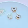 Accesorios decorativos estilo Chanel de dibujos animados con pedrería, perlas y forma de corazón para DIY: dijes para zapatos, pegatinas para teléfono, colgantes para bolsos y accesorios